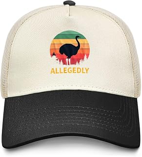 Allegedly Emu Hat Trucker Hat Women Baseball Hat Funny Birthday Gifts