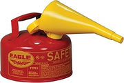 Eagle 1 Gallon Type I Red Safety Gas Can for Gasoline