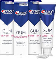 Crest Sensitive and Gum Toothpaste 4.8 oz (3 Pack), Relieves Sensitivity, Strengthens Gums, Anticavity, Clinically Proven, Antibacterial Toothpaste