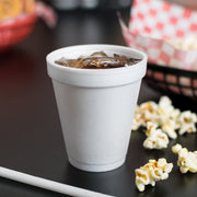 DART White / 6.0 ounces / 25 Count (Pack of 40) Cups