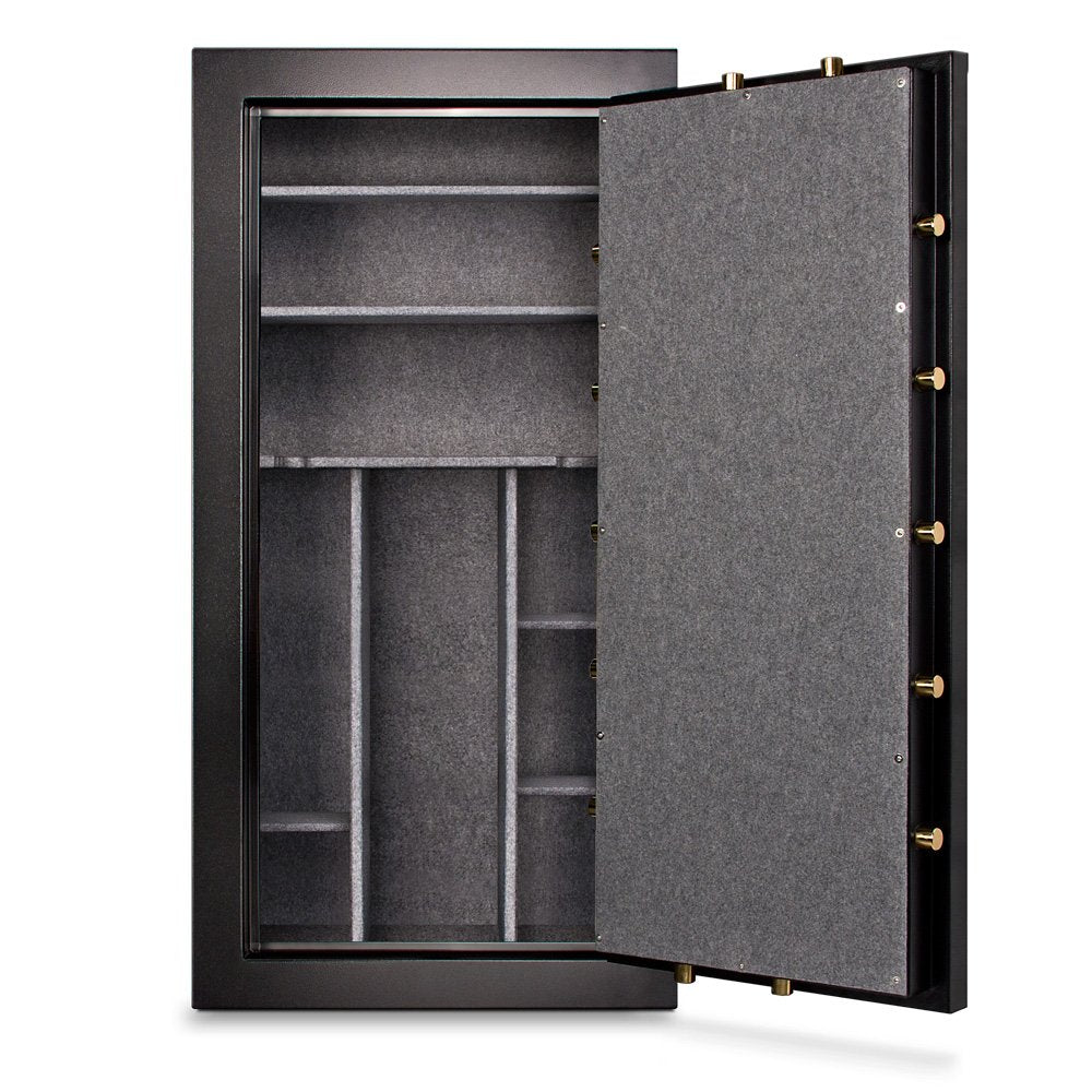 Mesa Safe Gun Safe by Mesa Safe Co. – 24"D x 36"W x 71"H, Alloy Steel, Black, Model MBF7236E
