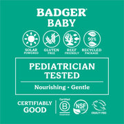 SPF 40 Baby Sunscreen and SPF 40 Kids Sunscreen by Badger – Pack of 2