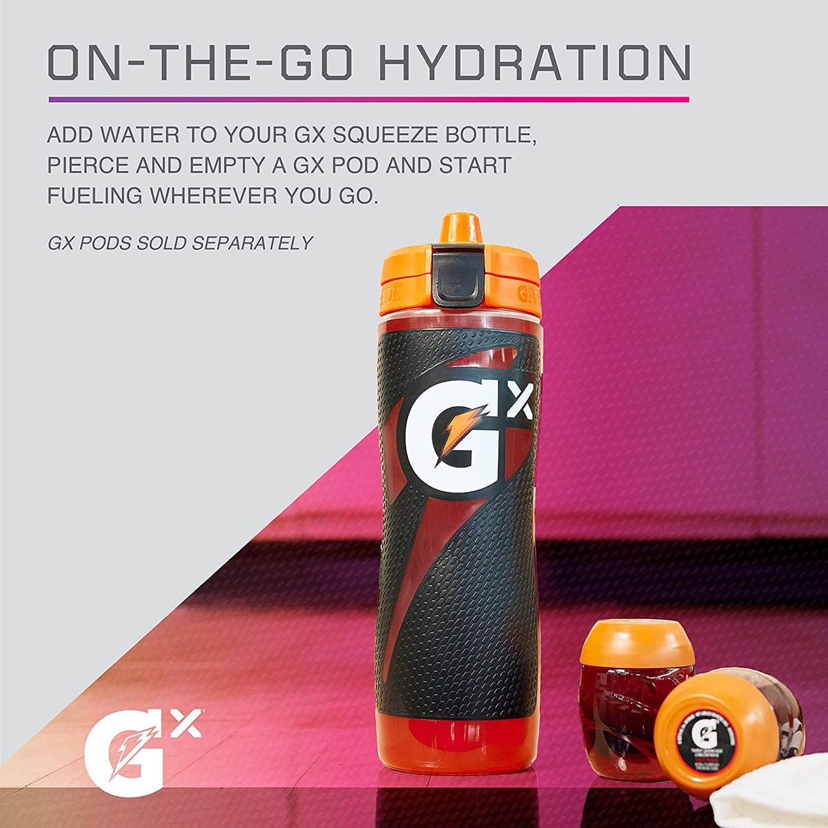 Gatorade Marble Blue / 28.7 Ounces (Pack of 6) / Bottle - Marble Blue Sports Water Bottles