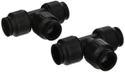 Tee, 3/4" CTS, Black (Pack of 2) by John Guest – Copper,Lead,Pex,Cpvc, Copper,Pack Of, Pack of 2, Model PEI0228E