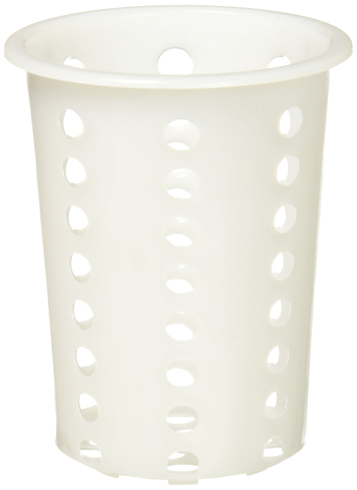 Flatware Cylinder by Winco – Medium, Plastic, White, Model FC-PL