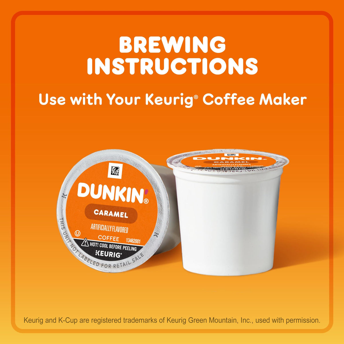 Dunkin’ Caramel Artificially Flavored Coffee by Dunkin' – 10 Count (Pack of 1), Model LEPUSMGRYC3807