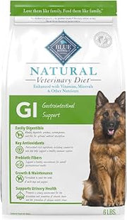 Blue Buffalo Natural Veterinary Diet GI Support Chicken Dry Dog Food, 6 lb