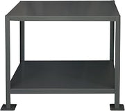 Durham Steel Medium Duty Machine Table, MT183630-2K295, 2 Shelves, 2000 lbs Capacity, 36" Length x 18" Width x 30" Height