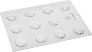 PADERNO World Cuisine 11 Imprint Polypropylene 1.25 Inch Diameter Digit 25 Chocolate Mold