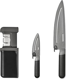 OXO Good Grips 3-Piece Knife & Sharpener Set