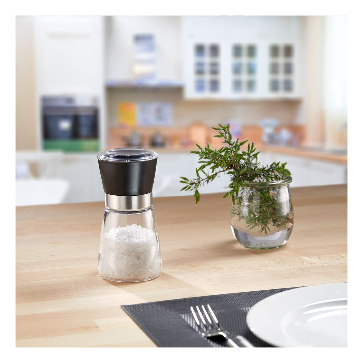 Salt and Pepper Kitchen Tools by Westmark – one size, Glass, Black, Model 63542260