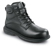 Mens 6 Black Newberg MaxTRAX Steel Toe SRO Boot 8.5 M by SR Max – 8.5, Leather, Black, Model 5300