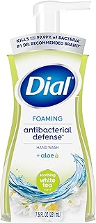 Dial Antibacterial Foaming Hand Wash, Soothing White Tea, 7.5 fl oz