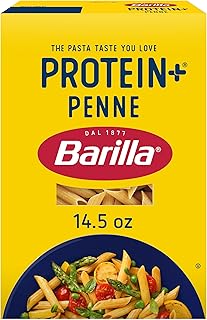 Barilla Protein+ (Plus) Penne Pasta, Plant Based Protein, 14.5oz (12PK)