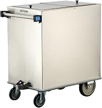 Manufacturing 250 Food Service Ice Cart, Stainless Steel, 200 lb. Capacity (Fully Assembled)