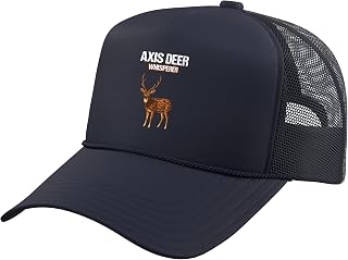 Chital Axis Deer Trucker Hat with Adjustable Mesh Back