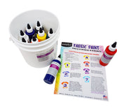 9 color - 4 ounce Fabric Paint Kit by Handy Art – Оnе Расk, Water-Based Paint, Assorted, Pack of 9, Model RPC885060