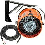 Electric Wall Mount Salamander Heater by Global Industrial – Steel, Orange, Model 653568