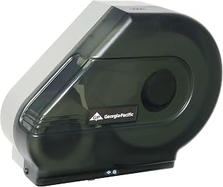 GP PRO by Georgia-Pacific Jumbo Jr. Bathroom Tissue Dispenser, 581-50, Translucent Smoke, 6.375" Width x 14.125" Height x 16.875" Depth