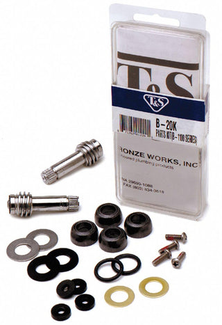 B-1100 Parts KIT by T&S Brass – One Size, Brass, No Finish, Model B-20K