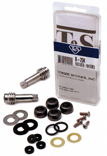 B-1100 Parts KIT by T&S Brass – One Size, Brass, No Finish, Model B-20K