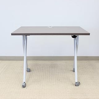 Boss Office Products Boss 48 Inch Flip Top Training Table, Driftwood