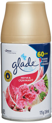 Automatic Spray Air Freshener Refill | Blooming Peony and Cherry - 269 ml Each (Pack of 3) by Glade – White with Pink and Red Accents, Pack of 3, Model 692637