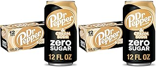 and Cream Soda Zero Sugar Soda by Dr Pepper – 12 Fl Oz (Pack of 24), brown, Pack of 24