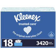 Kleenex White / 190 Count (Pack of 18) / Kleenex Only Paper Towels