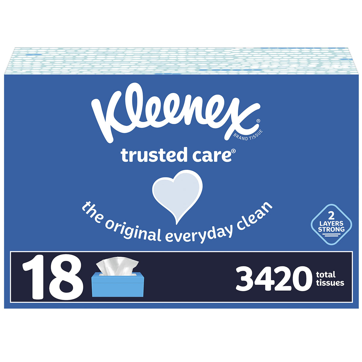 Kleenex White / 190 Count (Pack of 18) / Kleenex Only Paper Towels