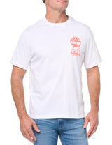 Men's for The Outdoors Short Sleeve Graphic T-Shirt by Timberland – Cotton, White