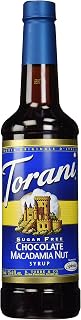 Torani Sugar Free Chocolate Macadamia Nut Syrup, 750 ml