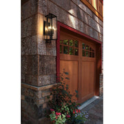 Jairo Four Light Outdoor Wall Sconce Black by Lighting Design – Iron, Black, Model OD809W26BK