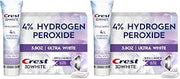 Crest 3D White Brilliance Pro Whitening Toothpaste | Anticavity Fluoride | 4% Hydrogen Peroxide | Pack of 2 | 3.8 oz