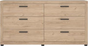 6 Drawer Double Dresser