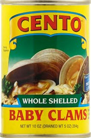 Cento Whole Baby Clams, 10 oz