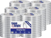 Tape Logic TLT9131400 Clear 1400 Strapping Tape, 1/2" x 60 yd. (Pack of 72)