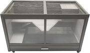New Age Pet ECOFLEX Jumbo Park Avenue Rabbit Hutch - Durable Wood Plastic Composite, Scratch-Resistant - 10 Year Warranty