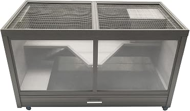 New Age Pet ECOFLEX Jumbo Park Avenue Rabbit Hutch - Durable Wood Plastic Composite, Scratch-Resistant - 10 Year Warranty