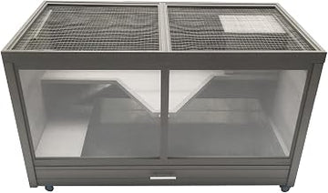 New Age Pet ECOFLEX Jumbo Park Avenue Rabbit Hutch - Durable Wood Plastic Composite, Scratch-Resistant - 10 Year Warranty