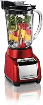 Hamilton Beach Wave~Action Blender, 48 oz. capacity, Red, R53519 (Renewed)
