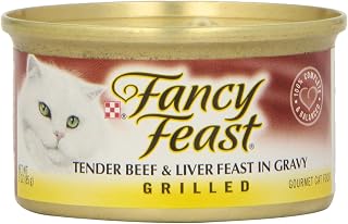 Fancy Feast Grilled Beef Liver Cat Food, 3 oz