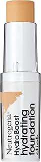 Neutrogena Hydro Boost Hydrating Foundation Stick with Hyaluronic Acid, Oil-Free & Non-Comedogenic Moisturizing Makeup for Smooth Coverage & Radiant-Looking Skin, Honey, 0.29 oz