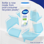 Clean + Gentle Aloe Scent Body Wash by Dial – 16 Fl Oz (Pack of 6), White, Pack of 6, Model Dial Bodywash WAF