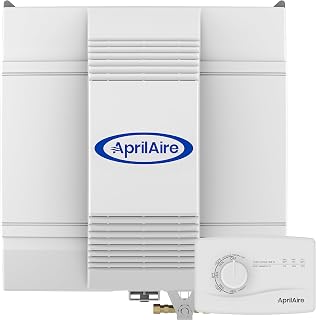 Aprilaire 700M Whole-House Fan Powered Humidifier, Manual Control, Large Capacity, Up to 5,300 Sq. Ft., 18GPD, Gray
