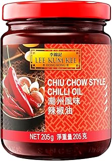 Lee Kum Kee Chiu Chow Chili Oil, 7.2-Ounce Jars (Pack of 4)