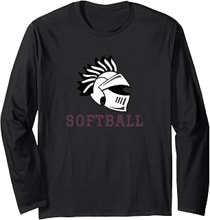 Curtis High School Warriors Softball Long Sleeve T-Shirt