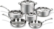 Cuisinart Silver / 10-Piece / Cookware Set Cookware Sets