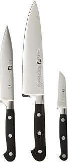 ZWILLING Knife Set Professional-S 3 Parts, Stainless Steel, Silver/Black, 48 x 38 x 28 cm