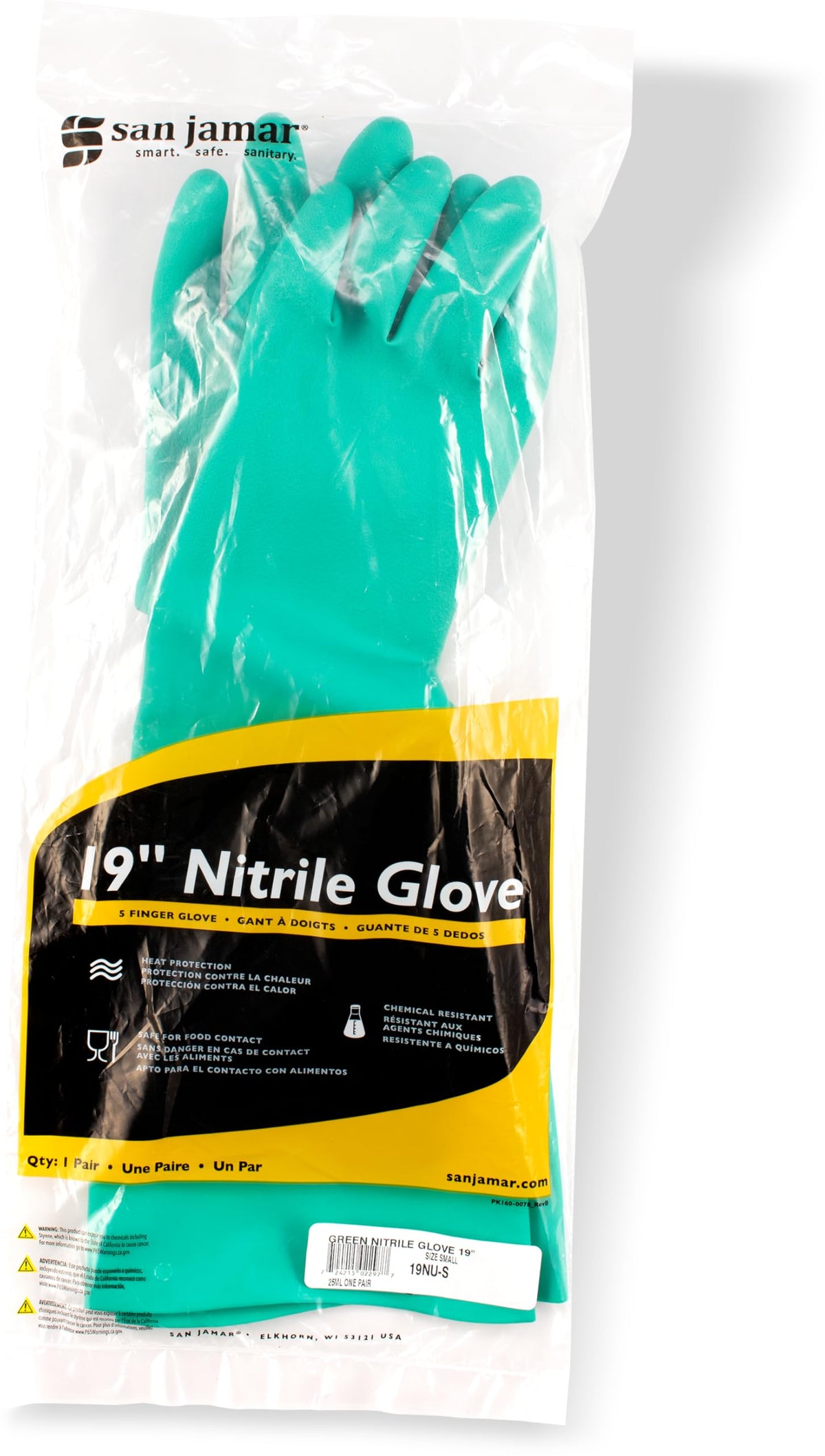 San Jamar Small / Greem / Gloves Gloves